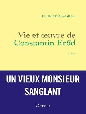 cover image of Vie et oeuvre de Constantin Eröd